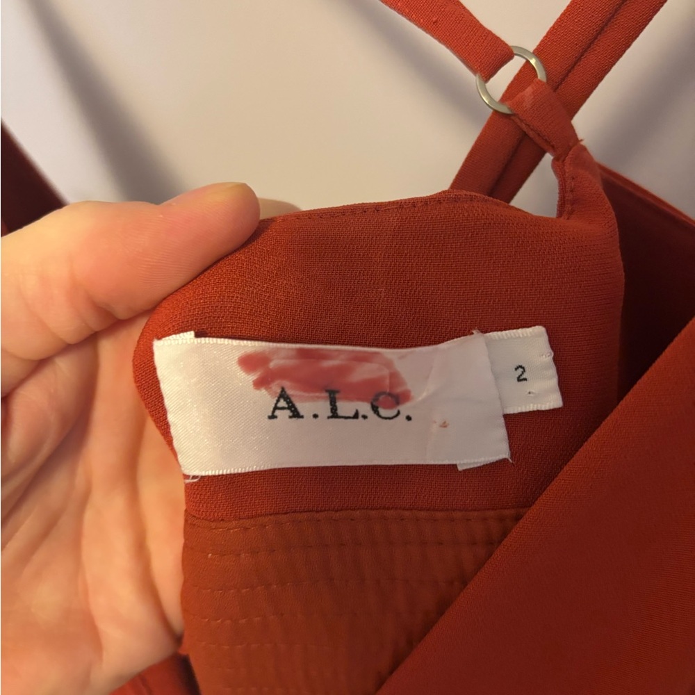 A.L.C.  Orange Maxi Dress - Picture 6 of 8